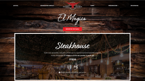 El Magico - Website - Steakhouse